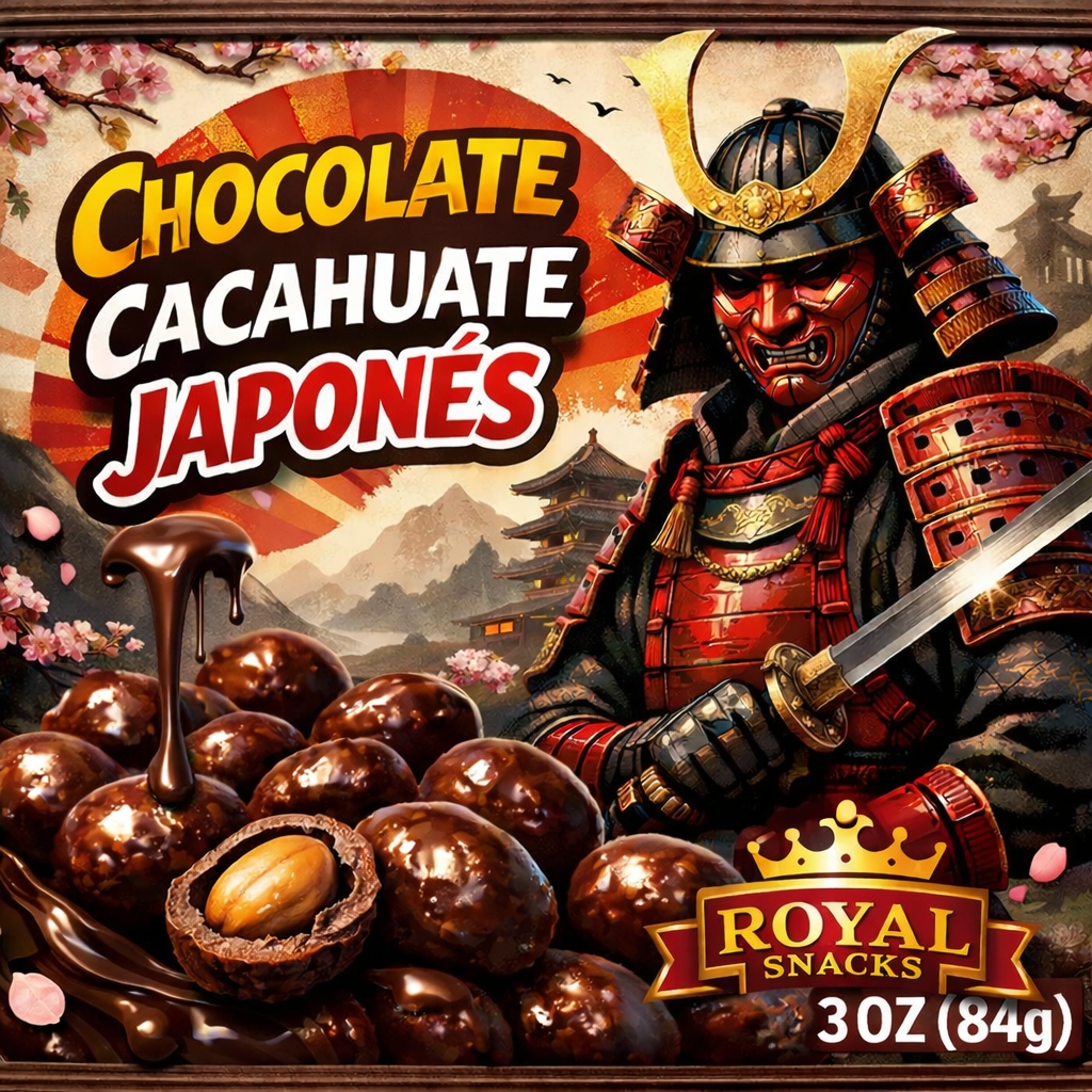 Royal Snacks Chocolate Cacahuate Japonés 3oz — El Paso TX