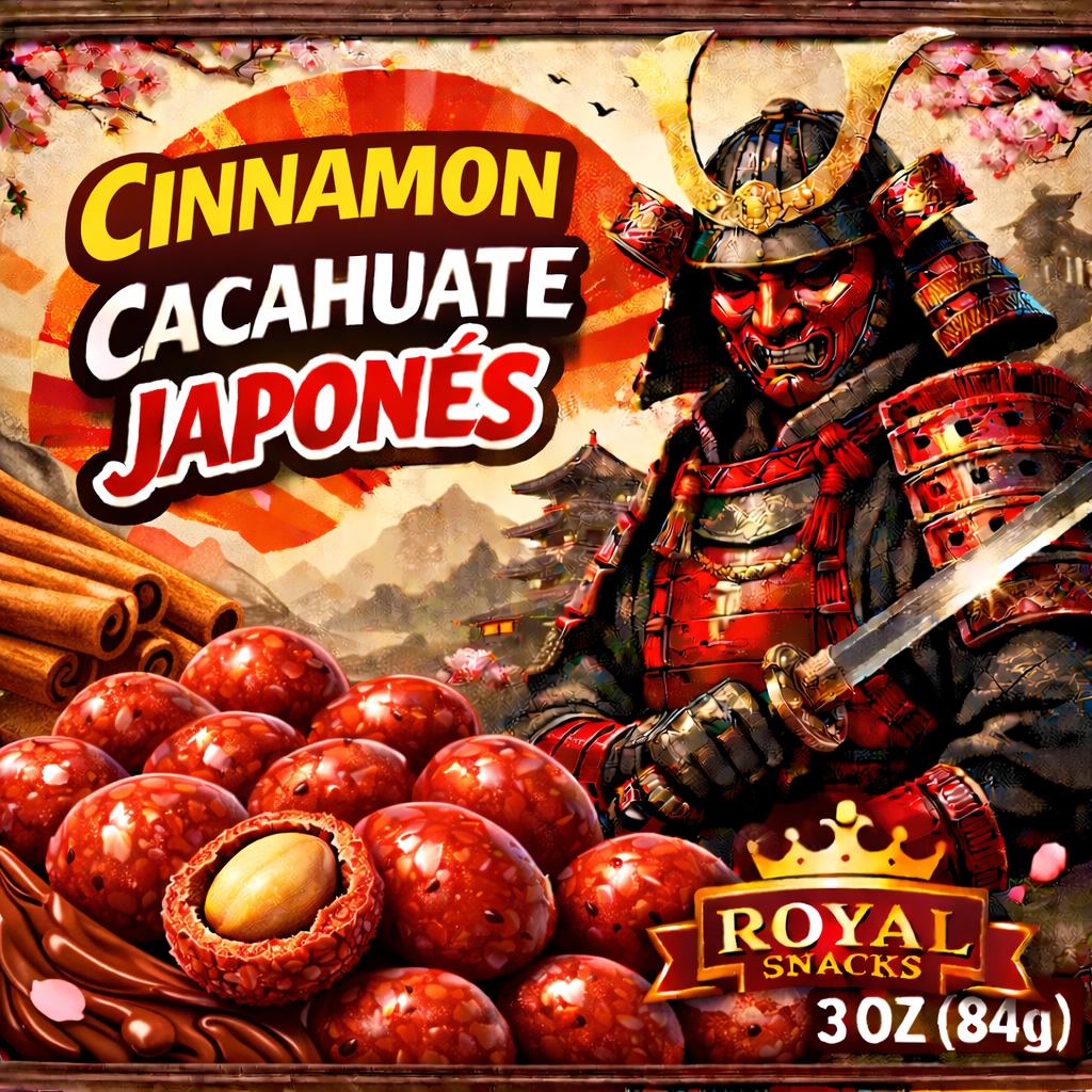 Royal Snacks Cinnamon Cacahuate Japonés 3oz — El Paso TX