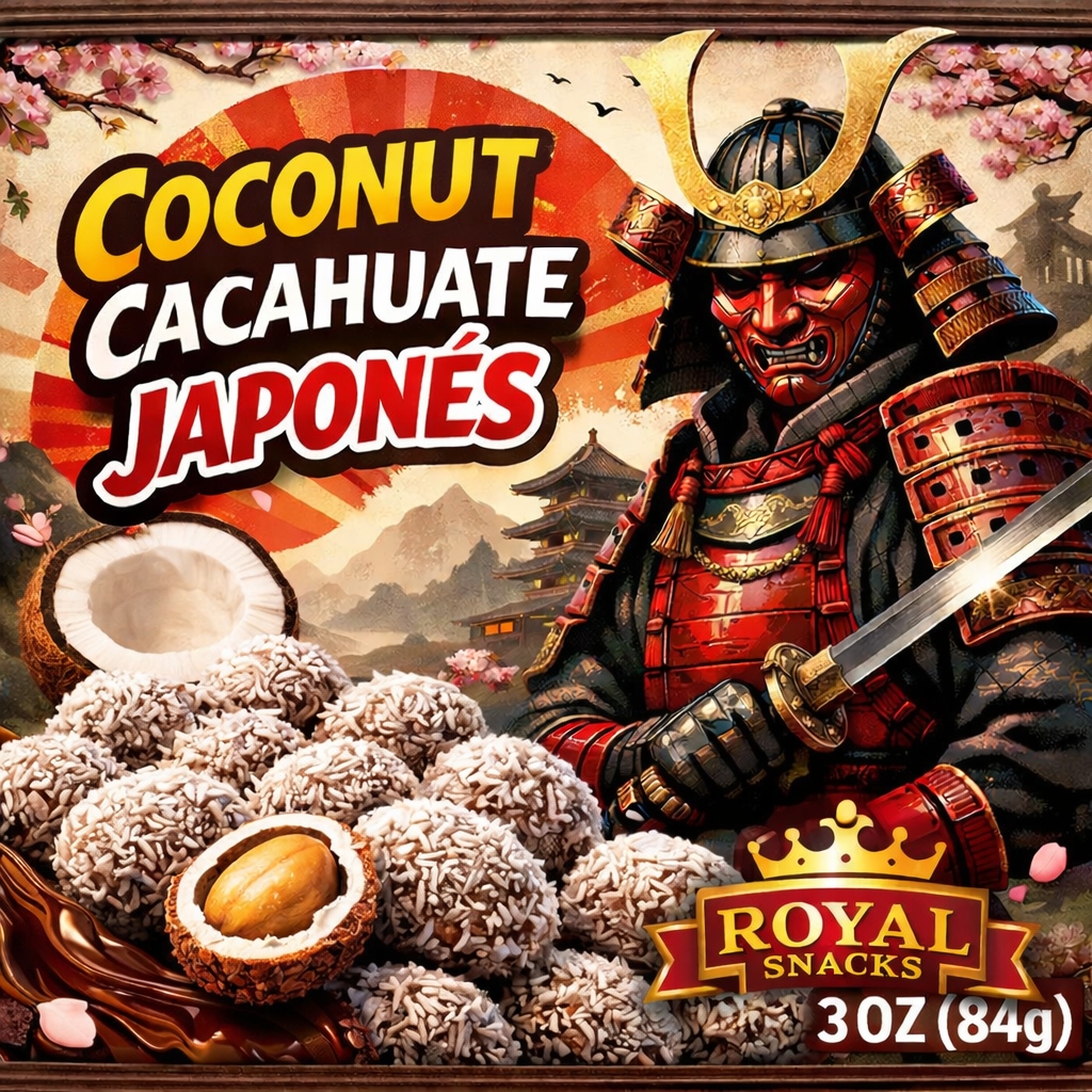 Royal Snacks Coconut Cacahuate Japonés 3oz — El Paso TX