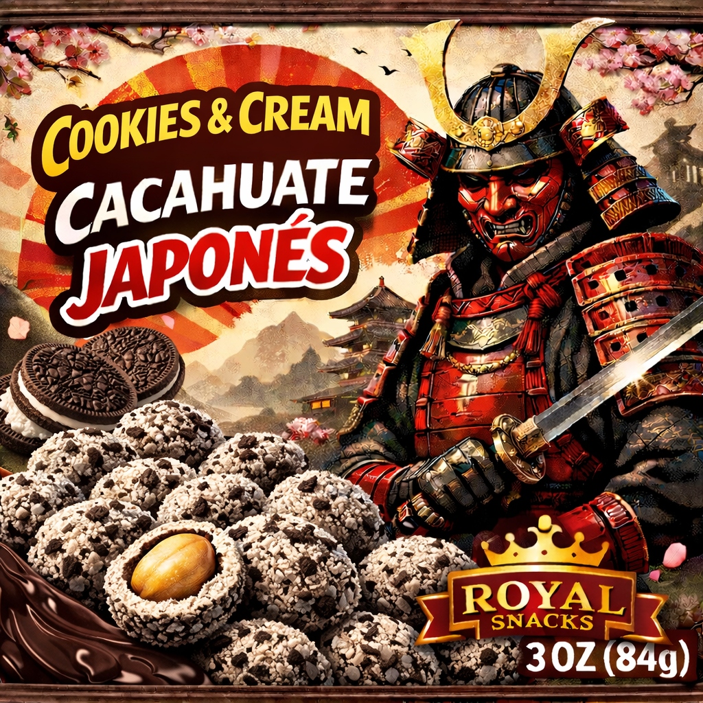 Royal Snacks Cookies and Cream Cacahuate Japonés 3oz — El Paso TX