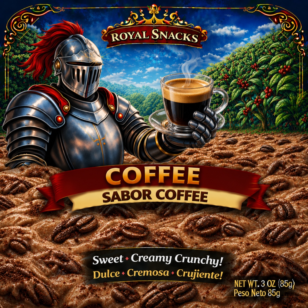 Royal Snacks Coffee Pecan — Sabor Coffee con Nuez 3oz